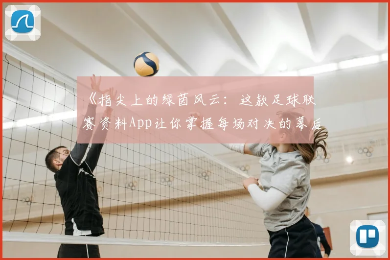 《指尖上的绿茵风云：这款足球联赛资料App让你掌握每场对决的幕后故事》